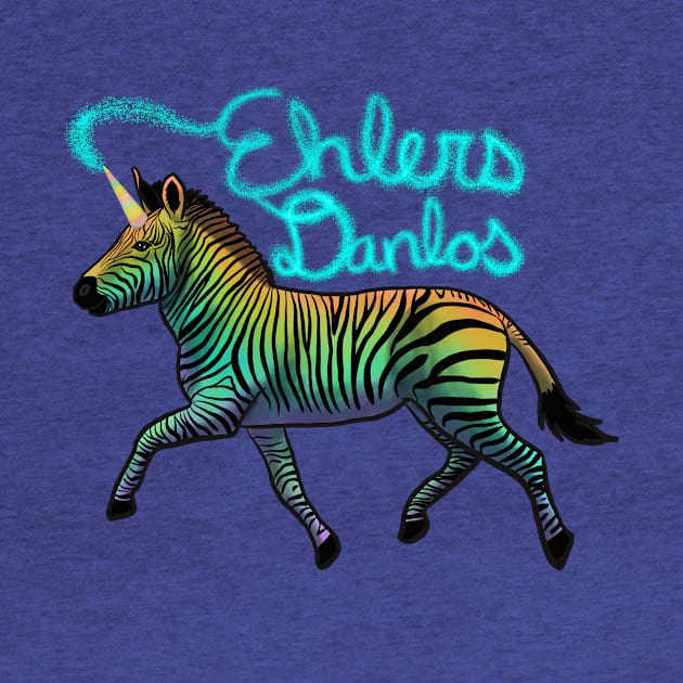 Ehlers Danlos Rainbow Zebracorn by Art-by-Sanna